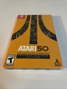 ATARi 50: Anniversary Celebration Expanded Steelbook Edition Nintendo Switch NEW - Picture 1 of 6