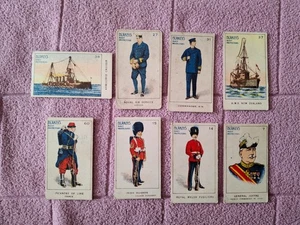 BLAKEYS BOOT POLISH - WAR SERIES x 8 CARDS  (7 abt GD 1 FR) - Picture 1 of 2