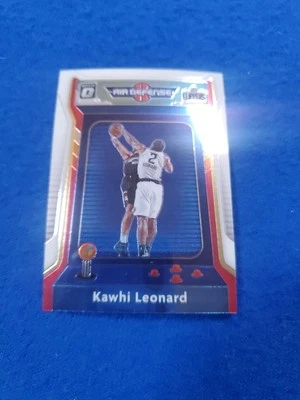 Kawhi Leonard Donruss Optic 2020-21 Air Defense Silver Prizm - Image 1 of 4