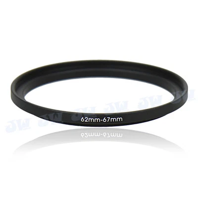 62-67mm Step-Up Metal Adapter Ring / 62mm Lens to 67mm UV CPL Filter Accessory - Image 1 of 3