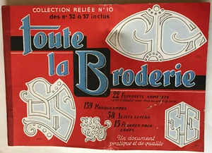 Toute La Broderie collection Reliee no. 10 des no. 52 January 1961 Lyon France - Picture 1 of 9