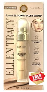 Ellen Tracy 01 Warm Beige Flawless Concealer Wand / Covers, Sculpts + Hydrates - Picture 1 of 3