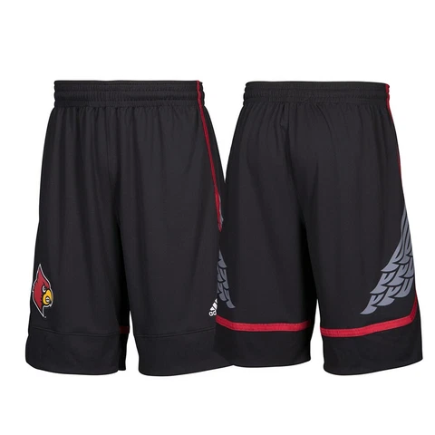 Louisville Cardinals NCAA Adidas Men's March Madness Black Basketball Shorts Cover