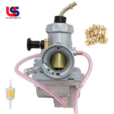  Carburetor Carb & Main Jets For Suzuki RM80 RM65 DR125 Quadrunner 250 LT250E - Imagem 1 de 4