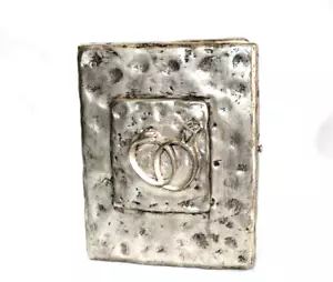 Silver Frameology wedding rings love Hinge Picture Photo Art Frame Hammered - Picture 1 of 10