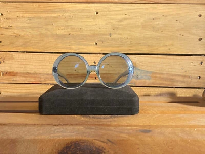 Gafas de sol vintage de los años 80 hechas en Italia - marco acuático acrílico mod de gran tamaño Foto 1 de 2