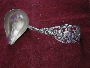 Ornate Die Cut Floral (Not Rose) Cream Ladle 830S CW CHRISTOPH WIDMANN f. 1919 - Picture 1 of 8