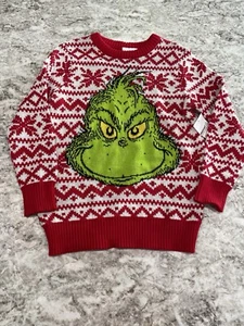 New Child Ugly Sweater Grinch Size Large Kids Unisex 8 - Picture 1 of 3