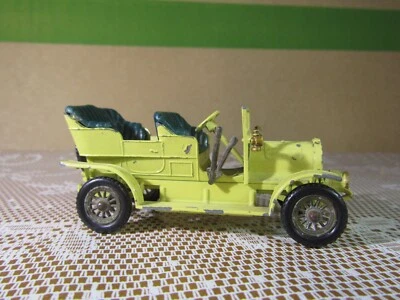 317Y Rara Matchbox Y16 England Spyker 12/16-HP Doppio Phaeton 1904 Gomme Dito - Immagine 1 di 4