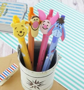 4x Disney Tigger Piglet Winnie the Pooh Doll Ink Pens Cute Bear Puppet Set Pig - Picture 1 of 11