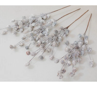 Set of 4 Mini Pinecone Picks by Lauren McBride - 23 in.. - Image 1 of 4