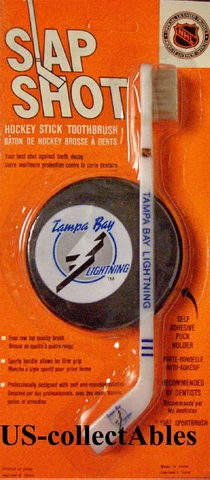 NHL Tampa Bay Lightning Hockey Stick Toothbrush w/ Puck Sports Collectibles Gift Cover