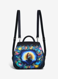 Loungefly - The Little Mermaid Moonlight Convertible Mini Backpack WDBK1510 NEW - Picture 1 of 1