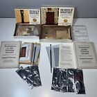 Lot of 4 The House of Miniatures - Clock, Chest, & 2 Finishing Samples READ