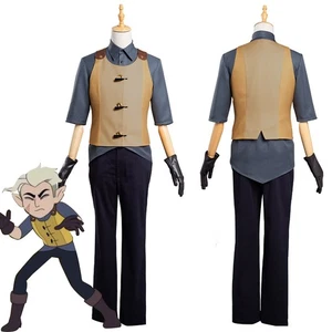 The Owl House Hooty Cosplay Costume Outfit Halloween Pants Shirt Vest Christmas - Picture 1 of 12