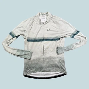 Pearl Izumi Men's Attack Long Sleeve Full Zip Cycling Jersey Grey Blue Large - Picture 1 of 7