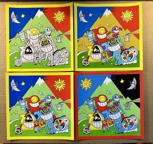 EL PEZ Set of 4 Test Prints Noche, Cafe, Gris, & 1943. NEW not SIGNED STAMPED - Picture 1 of 7
