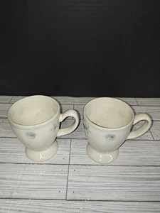 Home Studio Shoreline Collection Footed Mugs Seashells Nautical Beach Ocean - Picture 1 of 8