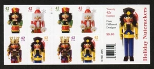 USA Scott 4363b Complete Self Adhesive Pane, 42¢ Holiday Nutcrackers - Picture 1 of 1