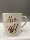 Lesser And Pavey Fine China Mug Coffee Cup Gold MRS HOT Design VGC