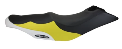 Funda de asiento Hydro-Turf SeaDoo GTI 06-08 130 155 Wake 155 09-10 negra CF/YEL/Wh Em Foto 1 de 4