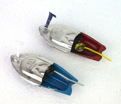 Pair Of New Indian Tin Toy Boat Fun Steam Powered Pop Putt Sound i67-26 - Image 1 of 4
