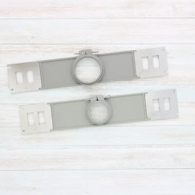 Set of two BabyLock Brother embroidery machine hoops 7cm (2.8") 9cm (3.5") Round - Image 1 of 2