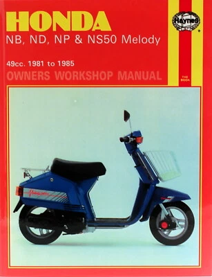 Haynes Workshop Manual For Honda NS 50 MSB Melody Deluxe 1982 - Image 1 of 2
