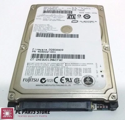 Fujitsu 250GB SATA 2.5" MHZ2250BH G2 CA07018-B31700C1 CA21344-B71X PCB PARTS - Image 1 of 4