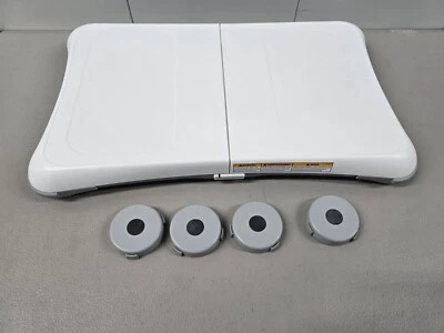 Wii Fit Balance Board Nintendo Wii/Wii U White Wireless Controller TESTED - Image 1 of 4