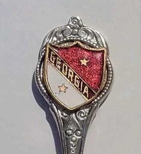 Vintage Georgia Enamel Souvenir Spoon - Picture 1 of 3