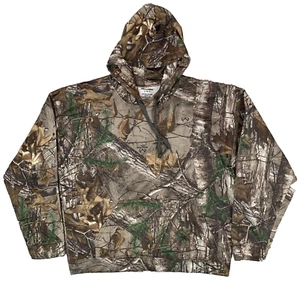 Realtree Green Camouflage Hunting Pullover Hoodie Men's Size Large L - Picture 1 of 15