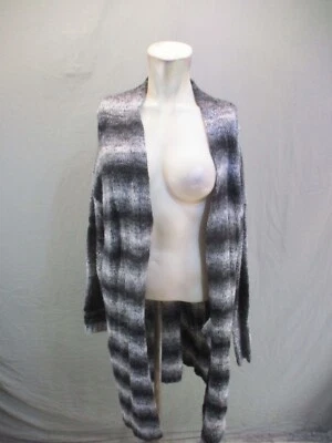 SONOMA Size M Womens Gray Long Sleeve Open Front Knitted Maxi Cardigan 650 - Image 1 of 4
