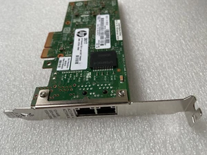 HP 361T 1Gbs RJ45 Dual Port  Network Card 656241-001  H/p ( i350-T2 ) - Picture 1 of 1