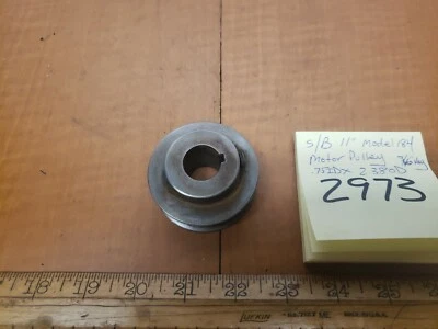 Polia de motor Southbend torno 11" modelo 184. Cinto 75 pol. x 2,38 pol. 5/8 pol.  - Imagem 1 de 4