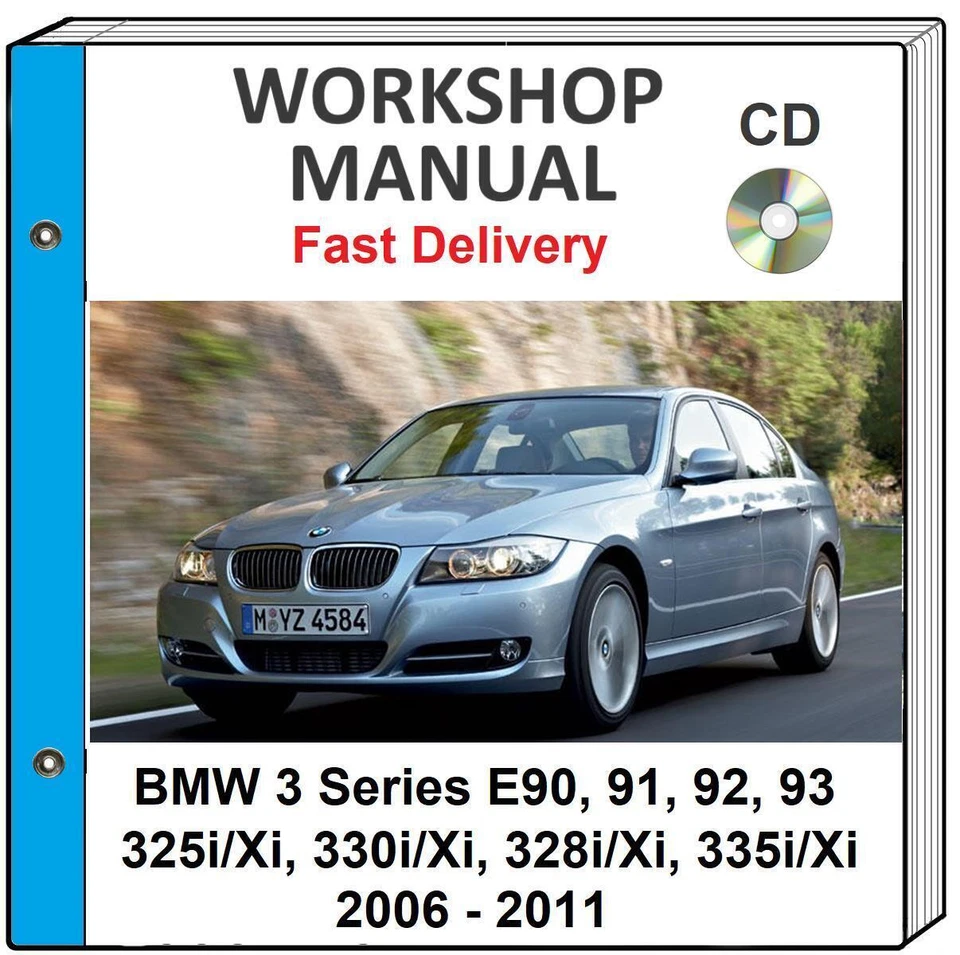 BMW 325i 330i 328i 335i 2006 - 2011 MANUAL DE TALLER DE REPARACIÓN DE SERVICIO EN CD Foto 1 de 1
