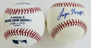 LOGAN MORRISON SIGNED OMLB BASEBALL FLORIDA MIAMI MARLINS RAYS AUTOGRAPH COA J2 - Picture 1 of 1