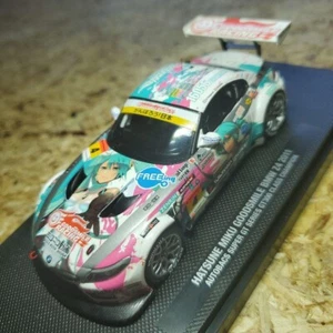 Mini car 1/43 Hatsune Miku HATSUNE MIKU GOOD SMILE BMW Z4 2011 AUTOBACS - Picture 1 of 14