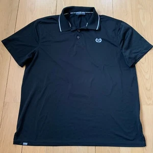 Dixxon Flannel Co D Sport Golf Polo Shirt Men's 3XL Short Sleeve Black - Picture 1 of 11