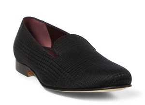Ralph Lauren Purple Label Silk Jacquard Collis Alonzo Slippers Shoes New $695 - Picture 1 of 4
