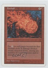 1997 Magic: The Gathering - Core Set: 5th Edition Fireball 0c5