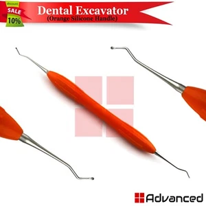 Restorative Double Ended 1mm Spoon Tip Dental Surgical Excavator Silicone Handle - Picture 1 of 2