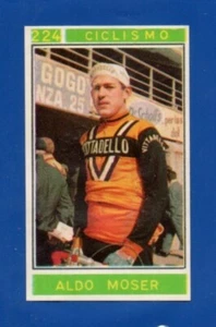 FIGURINA PANINI CAMPIONI DELLO SPORT 1967/68 CICLISMO ALDO MOSER N224 VALIDA NEW - Imagen 1 de 2