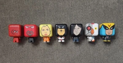 Набор из 7 мини-фигурок для взрослых Swim 2021 2 дюйма Cartoon Network Hardee's Carl's Jr  - Изображение 1 из 4