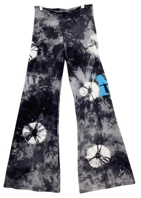 Винтажные расклешенные штаны для йоги Margarita Supplex галстук краситель средний 25 дюймов внутренний шов 33 дюйма - Изображение 1 из 4