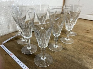 BACCARAT Lot 8 verres flûte champagne cristal signé Baccarat CARCASSONNE Réf N.1 - Imagen 1 de 6