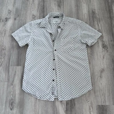 Cactus button down shirt Men’s small 100% cotton pattern short sleeve - Image 1 of 4