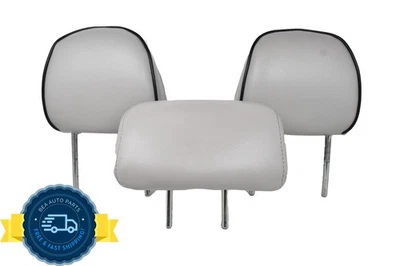 Juego de 3 reposacabezas traseros Toyota Venza 2009-2016 segunda fila cuero gris OEM Foto 1 de 4