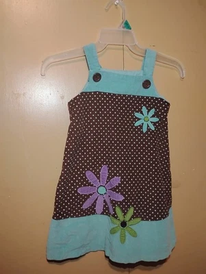 Vestido de pana marrón a lunares Foto 1 de 4