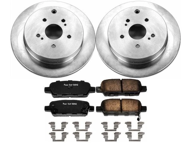 Kit de pastillas de freno trasero y rotor para 09-13 Suzuki Grand Vitara TG69H7 Foto 1 de 1